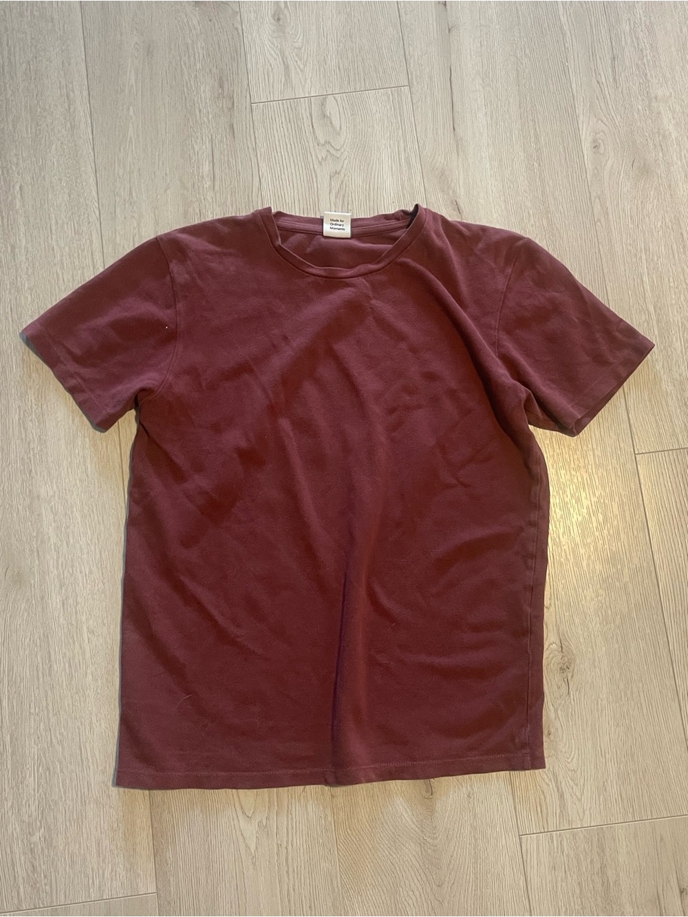 KOTN Heavyweight Burgundy Unisex Short Sleeve T-Shirt